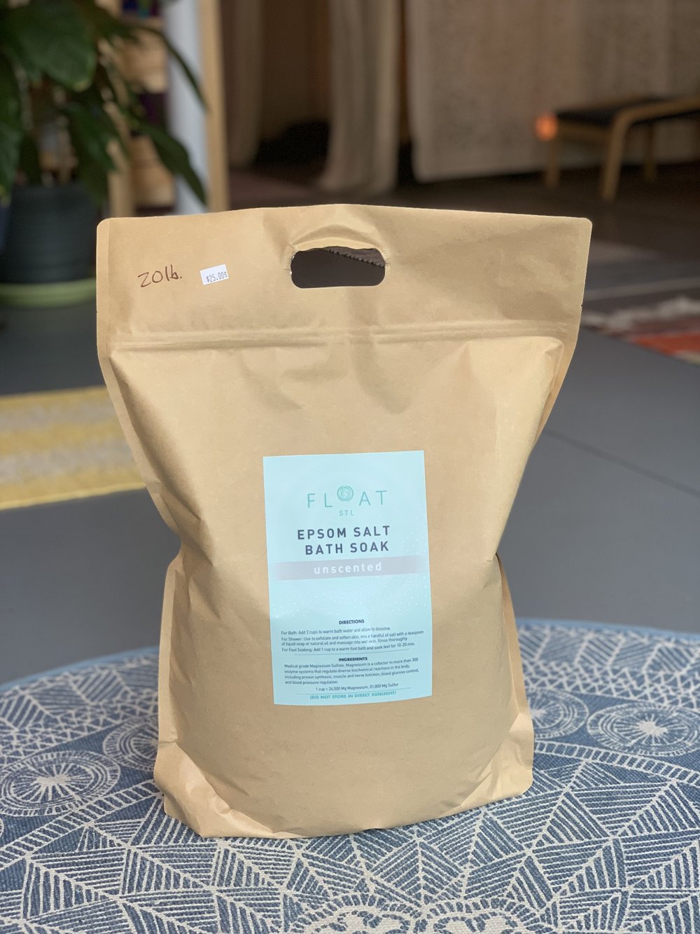 20 lb. Epsom Salt Bag – FLOAT STL Brand